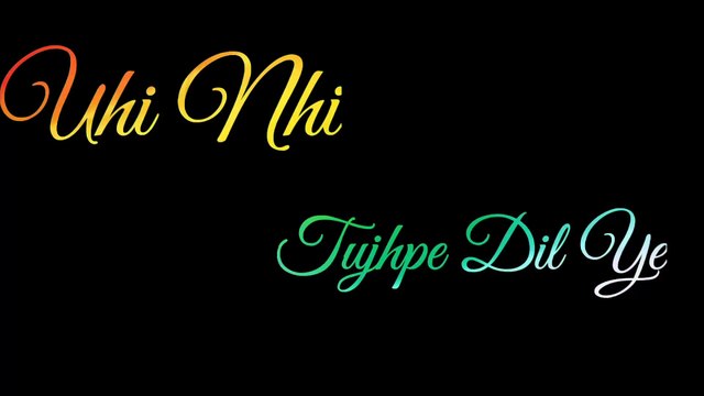 Yuhi nahi tujhpe Dil ye fida hai || Kalank Song || Whatsapp Status || Vish Creation