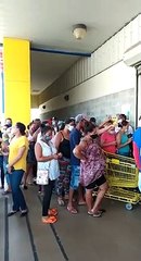 Aglomeración de personas este sábado