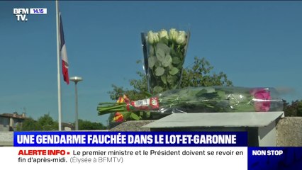 La population sous le choc après la mort d’une gendarme percutée par un automobiliste dans le Lot-et-Garonne