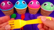 4 Colors Play Doh Ice Cream Cups PJ Masks Chupa Chups Kinder Surprise Eggs