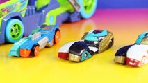 Hot Wheels Load Split And Launch X-Blade Rig Split Speeders Smashes And Crashes