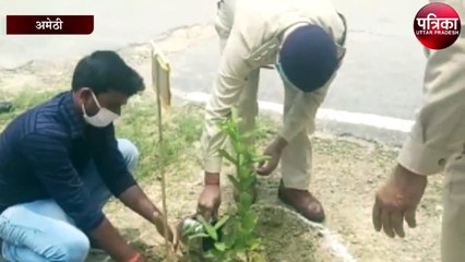 वृक्षारोपण कार्यक्रम के तहत पुलिस अधीक्षक ख्याति गर्ग ने किया वृक्षारोपण