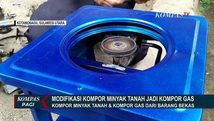 Mantap! Kompor Minyak Tanah Disulap Jadi Kompor Gas