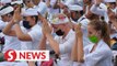 Bali holds mass prayers for reopening from coronavirus lockdown