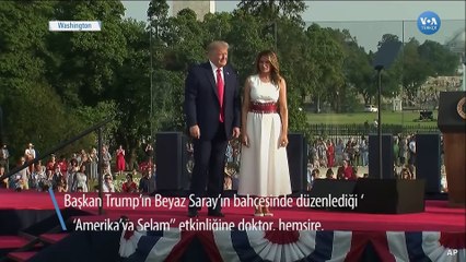 Beyaz Saray Üzerinde Gösteri Uçuşu