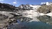 Italian glacier turns pink due to global warming-linked algae