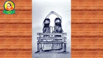 Best friends ❤ pencil Sketch Tutorial | How To Draw Two Friends sitting on bench | best friends draw