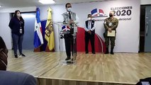 Rueda de prensa en JCE de seguimiento a elecciones en República Dominicana