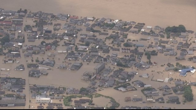 Dozens killed in southern Japan floods