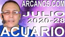ACUARIO JULIO 2020 ARCANOS.COM - Horóscopo 5 al 11 de julio de 2020 - Semana 28