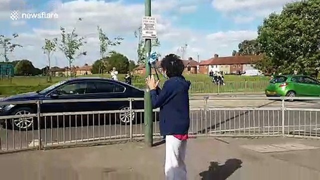 Nurses join 'clap for carers' as NHS turns 72