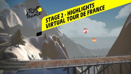 Virtual Tour de France 2020 - Stage 2 : Highlights
