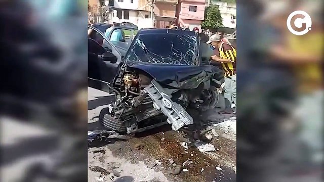 Acidente em Cobi de Baixo, em Vila Velha, próximo à Segunda Ponte