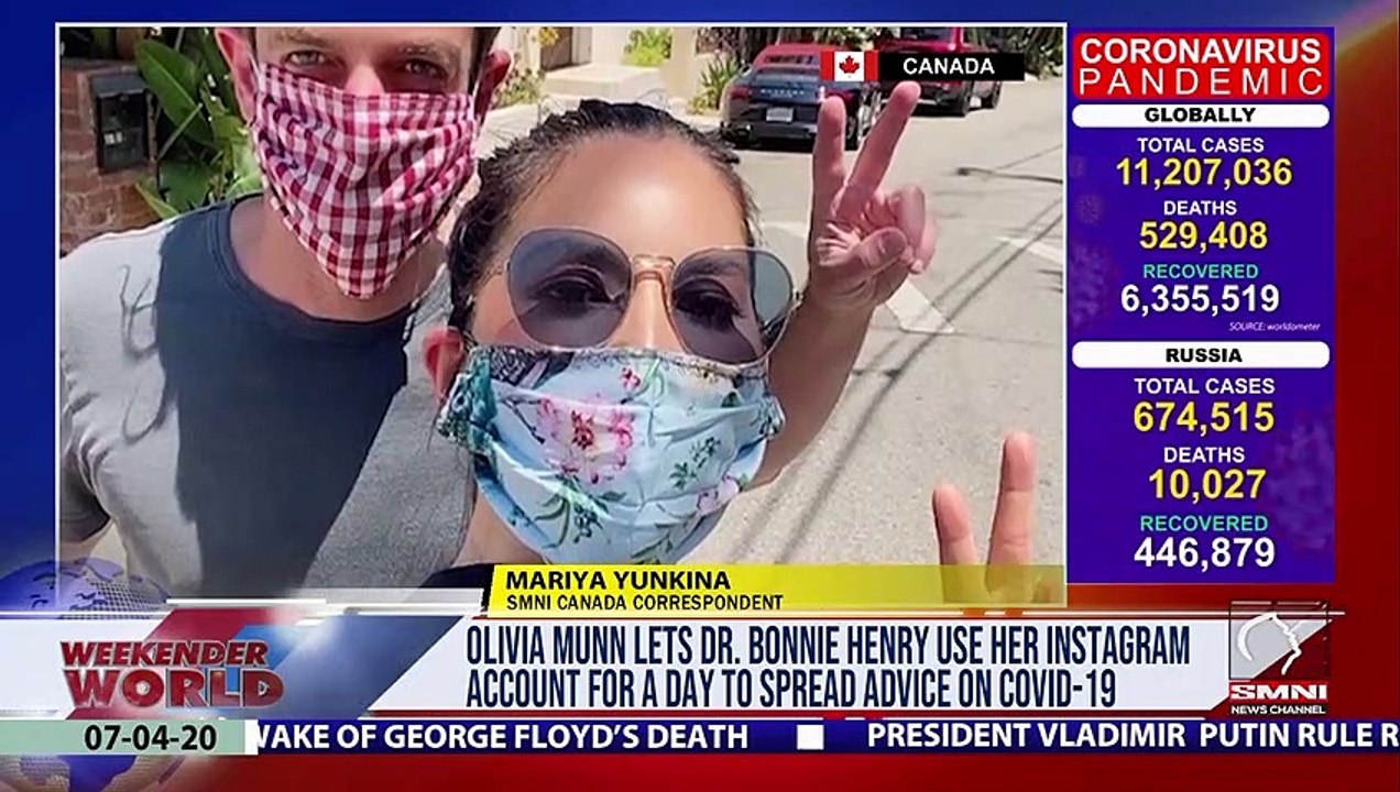 Olivia Munn lets Dr. Bonnie Henry use her Instagram account for a day to spread advice on COVID-19