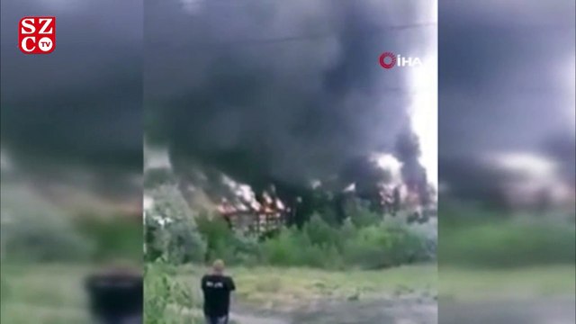 Ukrayna’da eşiyle tartışan kişi binayı ateşe verdi