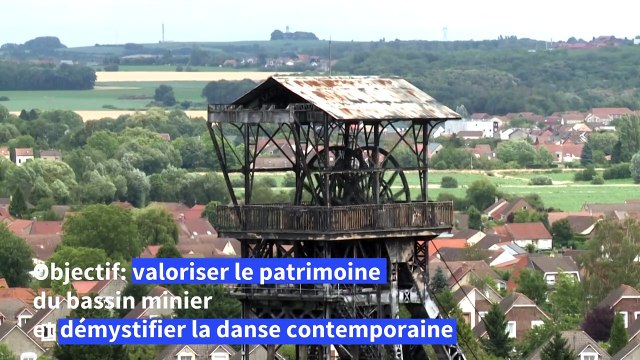 Dans le bassin minier, danseurs et habitants en symbiose au sommet d'un terril