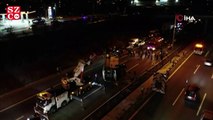 Kocaeli TEM Otoyolunda otobüs devrildi: 1 ölü, 17 yaralı