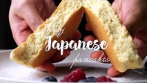 Fluffy Japanese pancakes in just 20 Minutes - Pancake Recipe