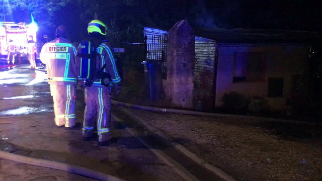 Incendie d'un chalet à Nismes (06.07.20)