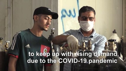 Iraqi factory boosts production of oxygen tanks to cope with virus demand