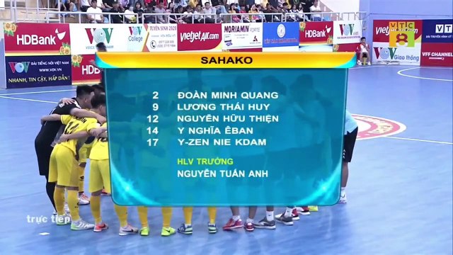 Trực tiếp | Sahako - Sanna Khánh Hòa | Futsal HDBank VĐQG 2020 | VFF Channel