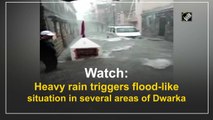 Heavy rain triggers flood-like situation in several areas of Dwarka