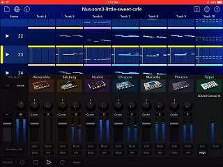 Trials of Mana Remix in Sweet Little Sweet Cafe on Korg Gadget