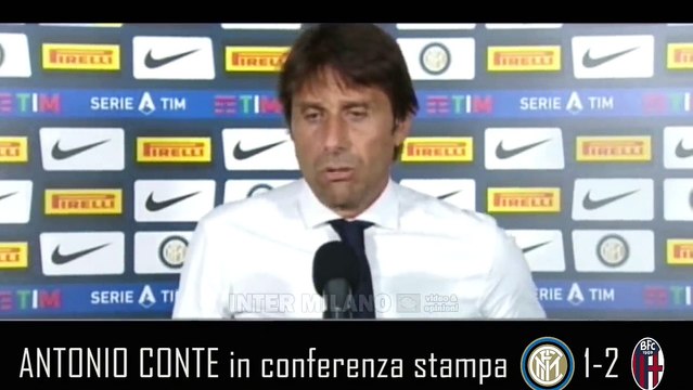 INTER-BOLOGNA 1-2: ANTONIO CONTE IN CONFERENZA STAMPA POST-MATCH