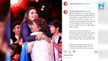 Madhuri Dixit pays a moving tribute to Saroj Khan on Guru Purnima