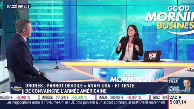 Henri Seydoux (Parrot) : Parrot dévoile les drones Anafi USA - 06/07