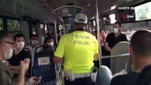 İstanbul'da toplu taşıma araçlarına koronavirüs denetimi