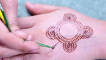 jewellery mehndi design video for eid - eid jewellery mehndi design - Back hand jewellery mehndi