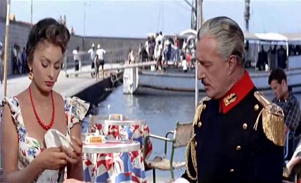 PANE AMORE E... (Film Completo -secondo tempo) con Vittorio De Sica e Sophia Loren_