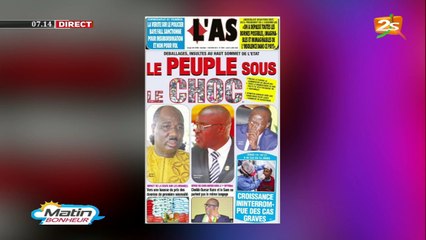 IBRAHIMA SERGE MALOU, ADJI MERGANE KANOUTÉ ET OUMAR KHASSIMOU DIA DANS MATIN BONHEUR