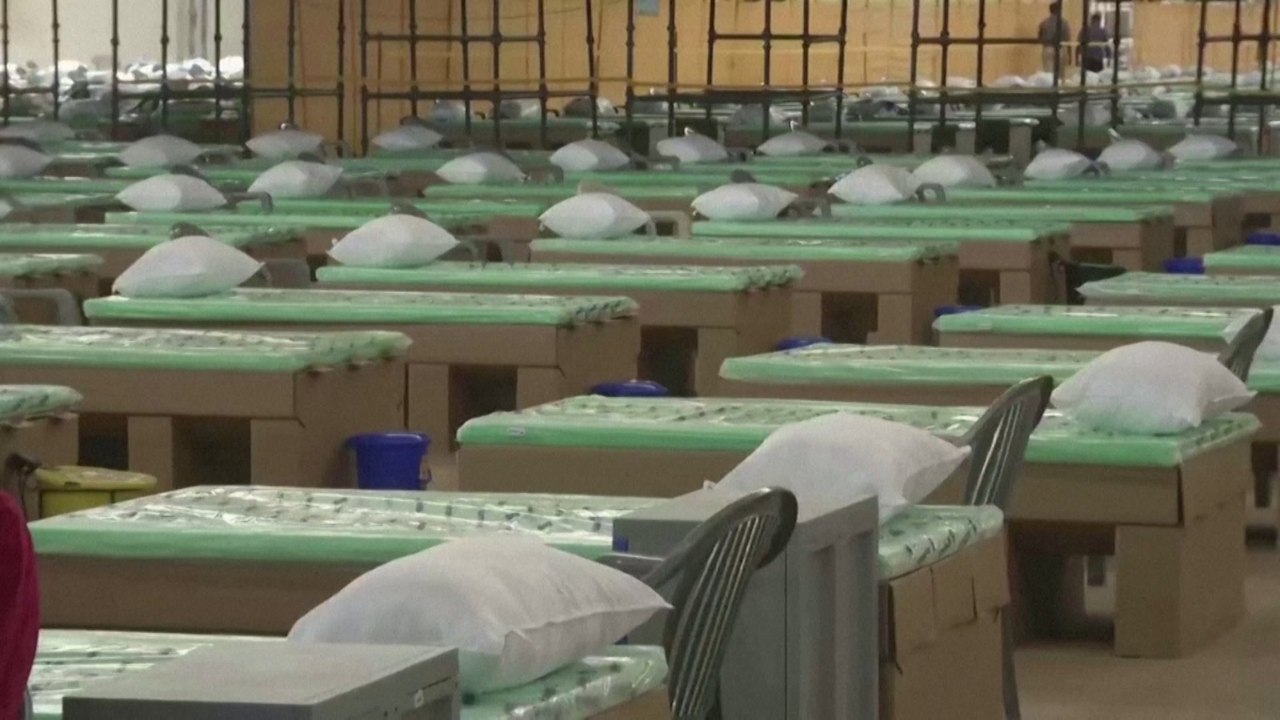 World’s largest temporary Covid-19 hospital opens in India as nation records record spike in cases