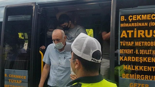Esenyurt’ta yine aynı görüntüler… Minibüste 35 yolcu
