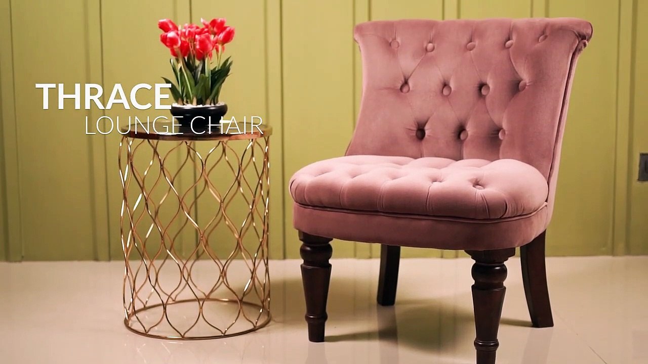 Lounge Chair- Thrace Lounge Chair by Wooden Street