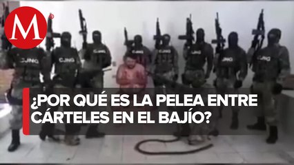 Disputa del CJNG con el Cártel de Santa Rosa de Lima por El Bajío