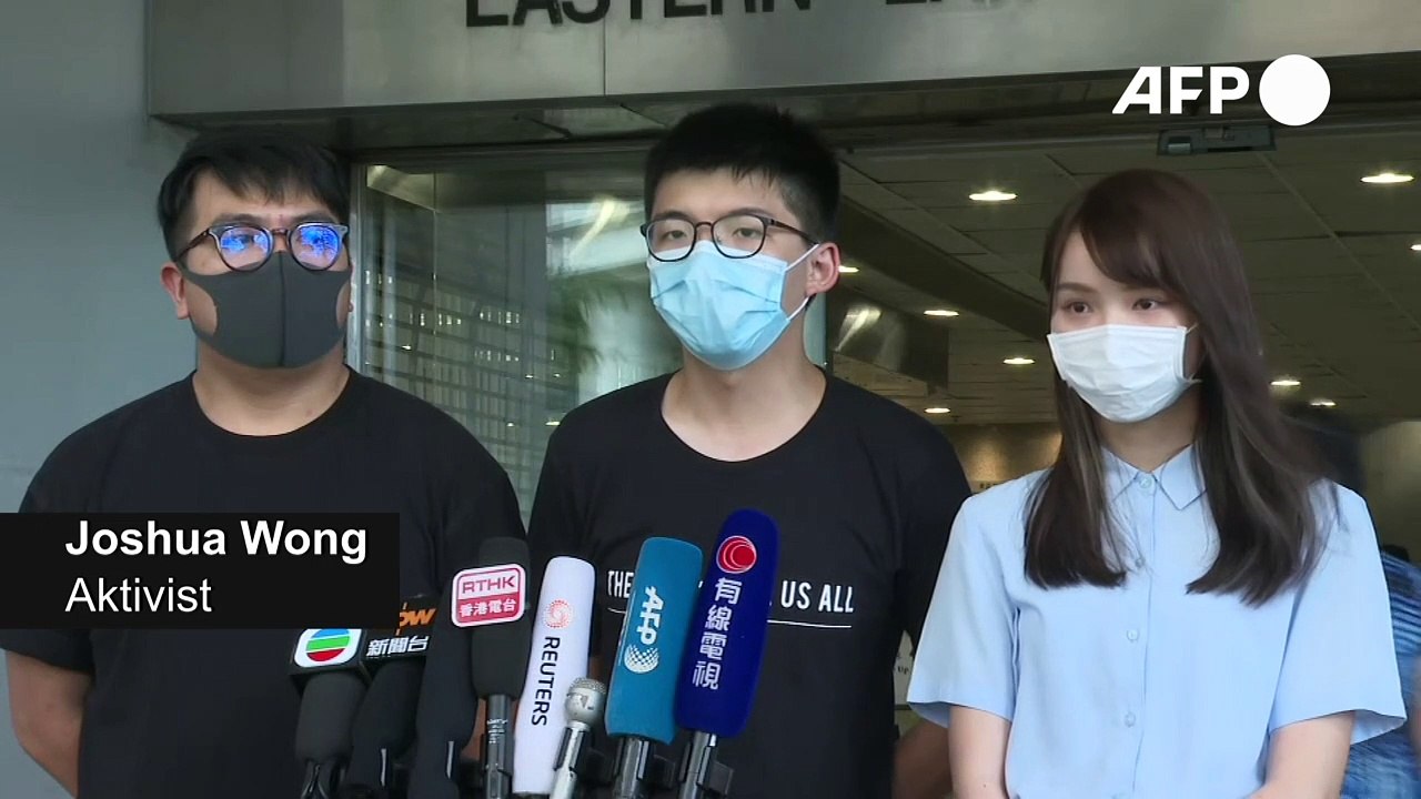 Demokratie-Aktivist Wong bittet Welt um Hilfe für Hongkong