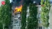 Ukrayna'da eşiyle tartışan kişi binayı ateşe verdi