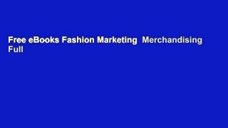 Free eBooks Fashion Marketing  Merchandising Full