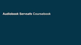 Audiobook Servsafe Coursebook