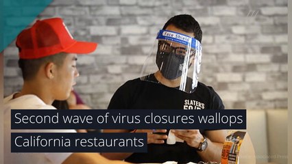 Скачать видео: Second wave of virus closures wallops California restaurants, and other top stories from July 06, 2020.