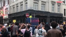 Aglomeraciones sin mascarilla y sin respetar la distancia de seguridad en el Soho, Londres