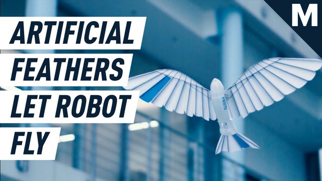 Robot birds, each lighter than a golf ball, can fly autonomously in a flock for up to 7 minutes
