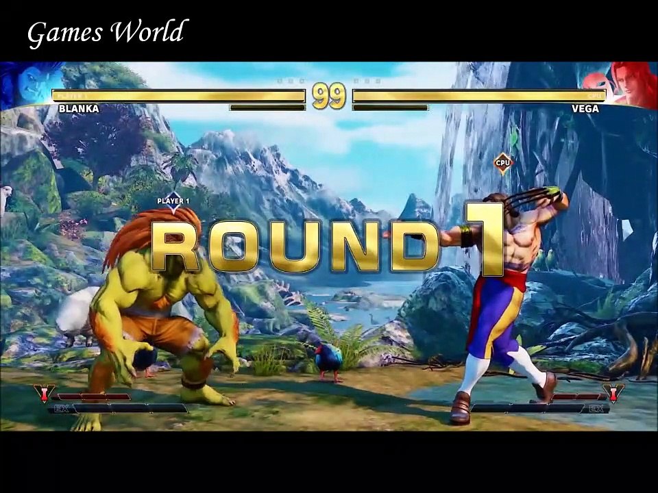 Blanka Vs Vega - All rounds cleared.