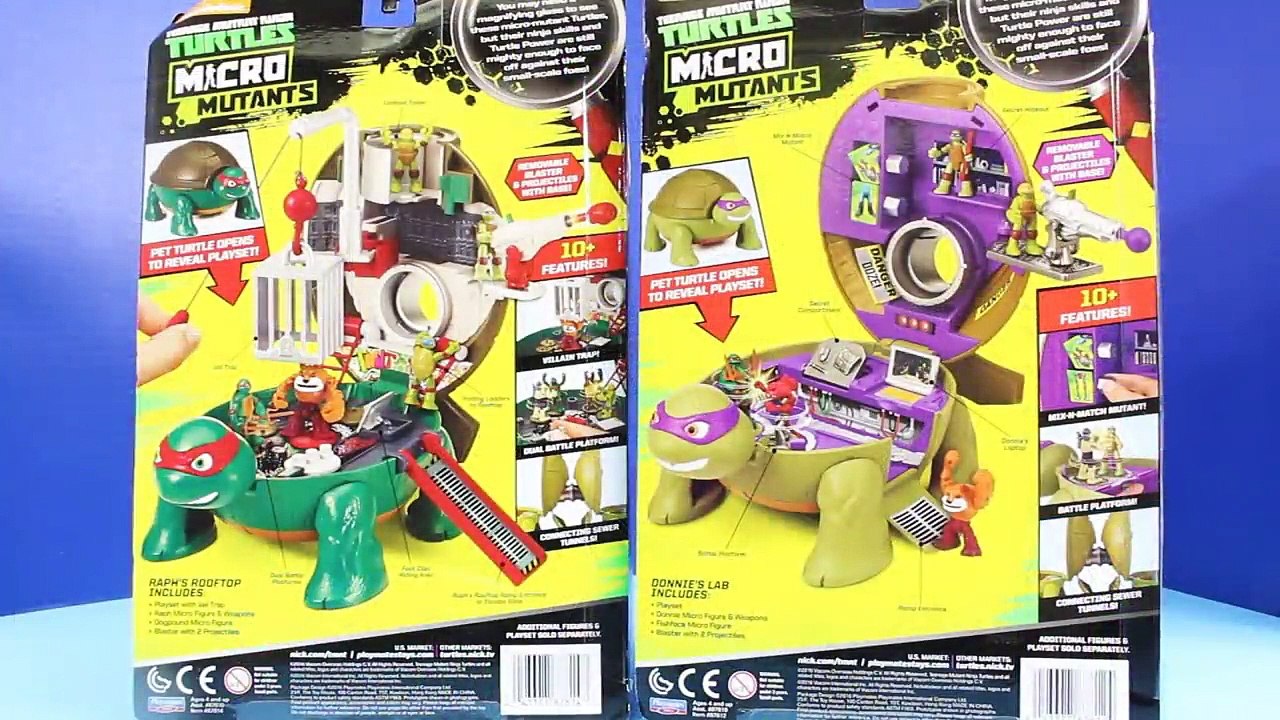 Teenage mutant ninja turtles store micro mutants donnie's lab playset