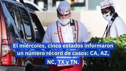 COVID-19: EE.UU supera récord de 50,000 contagios en un solo día