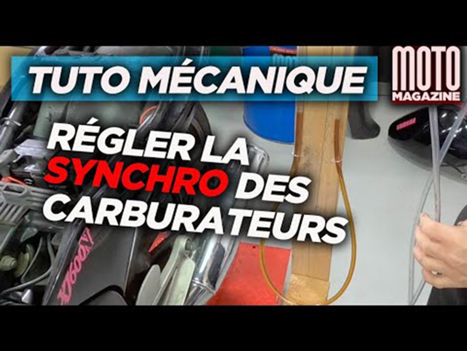 Régler la synchronisation des carburateurs moto - Tuto Mecanique