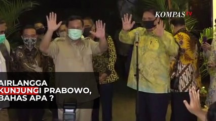 Airlangga Kunjungi Prabowo, Bahas Koalisi Pilkada 2020